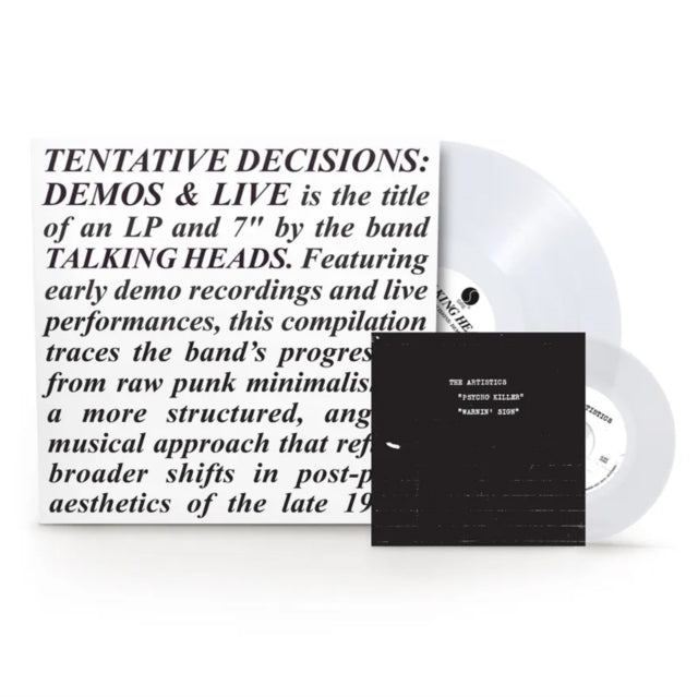 TALKING HEADS-TENTATIVE DECISIONS: DEMOS & LIVE (LP/7INCH) (RSD)