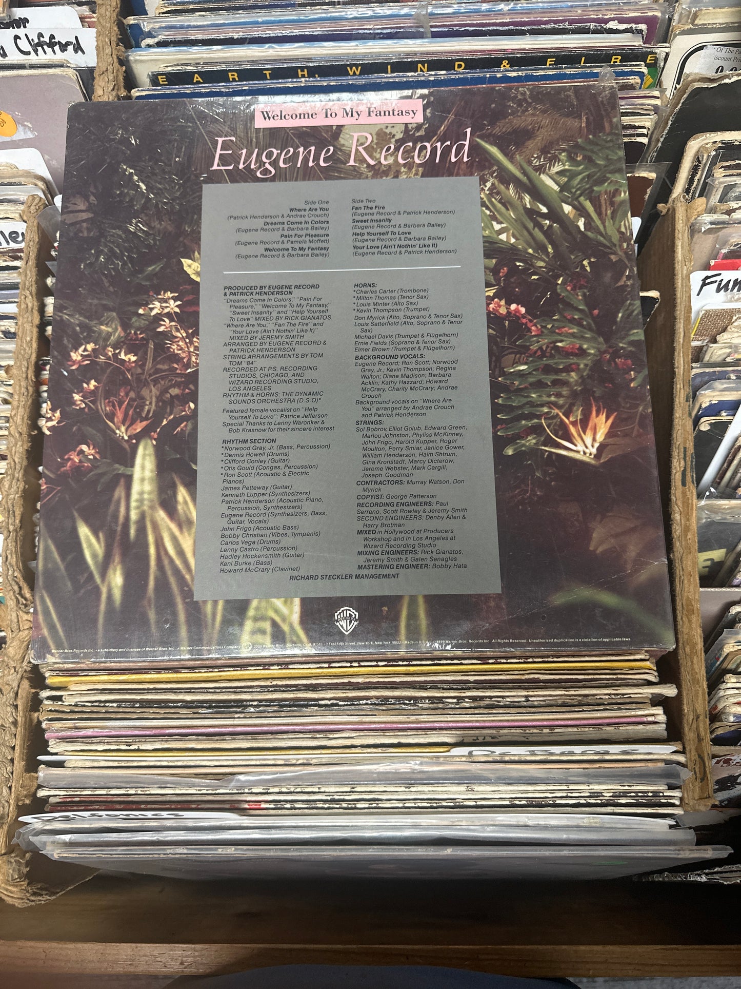 Eugene Record – Welcome To My Fantasy BSK-3284 Vinyl LP