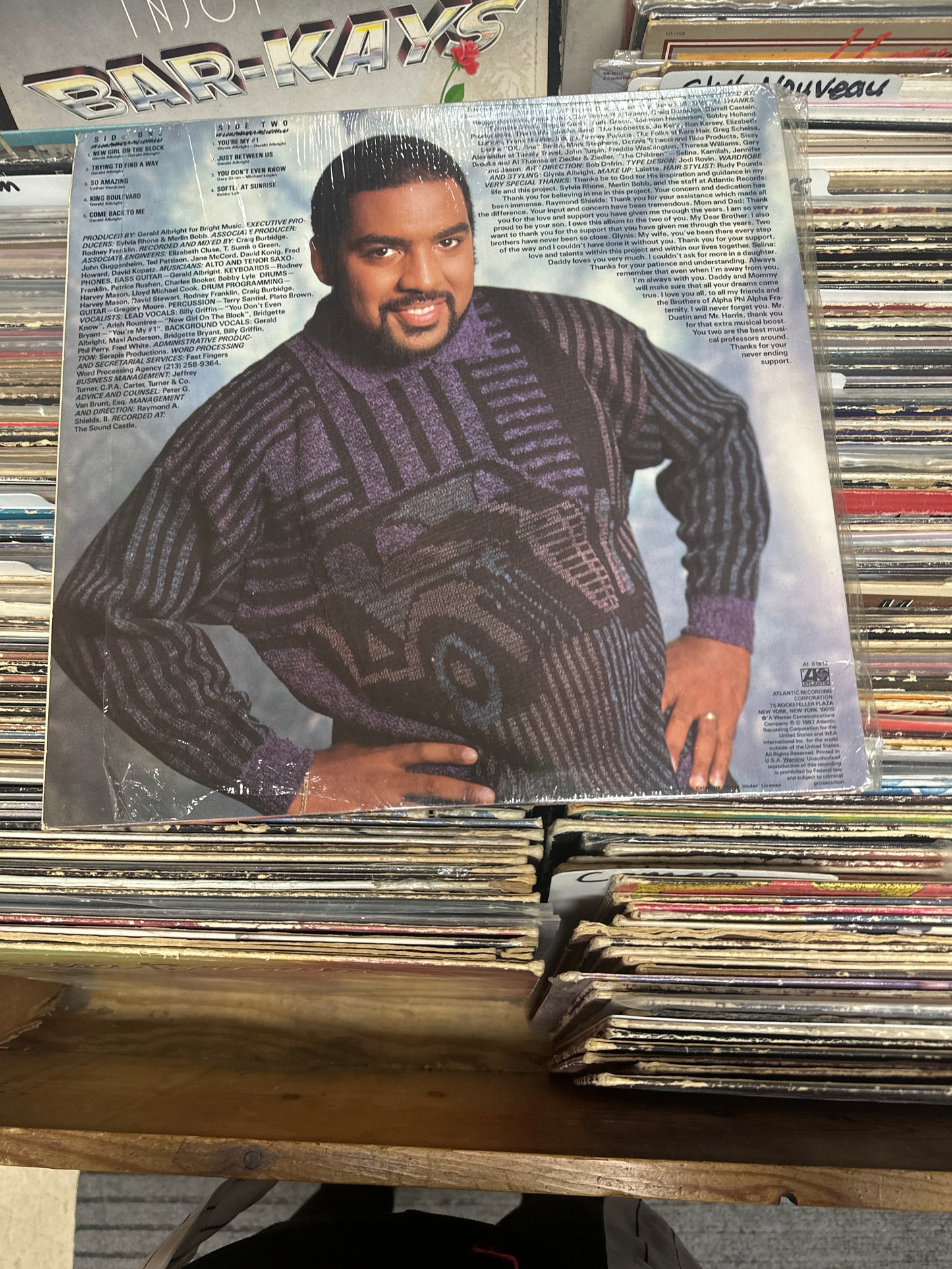 Gerald Albright-Just Between Us Vinyl LP VG+/VG+