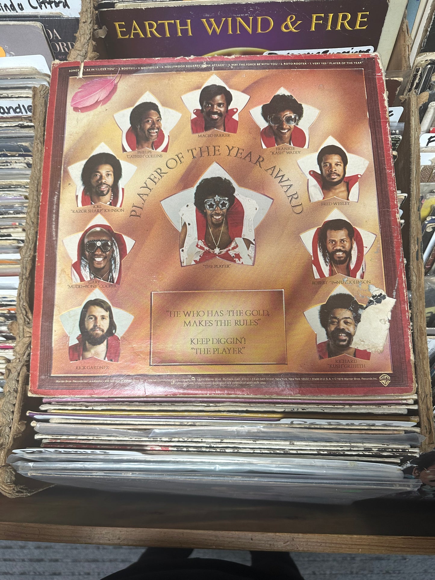 Bootsy's Rubber Band – Bootsy? Player Of The Year BSK 3093 VG+/VG