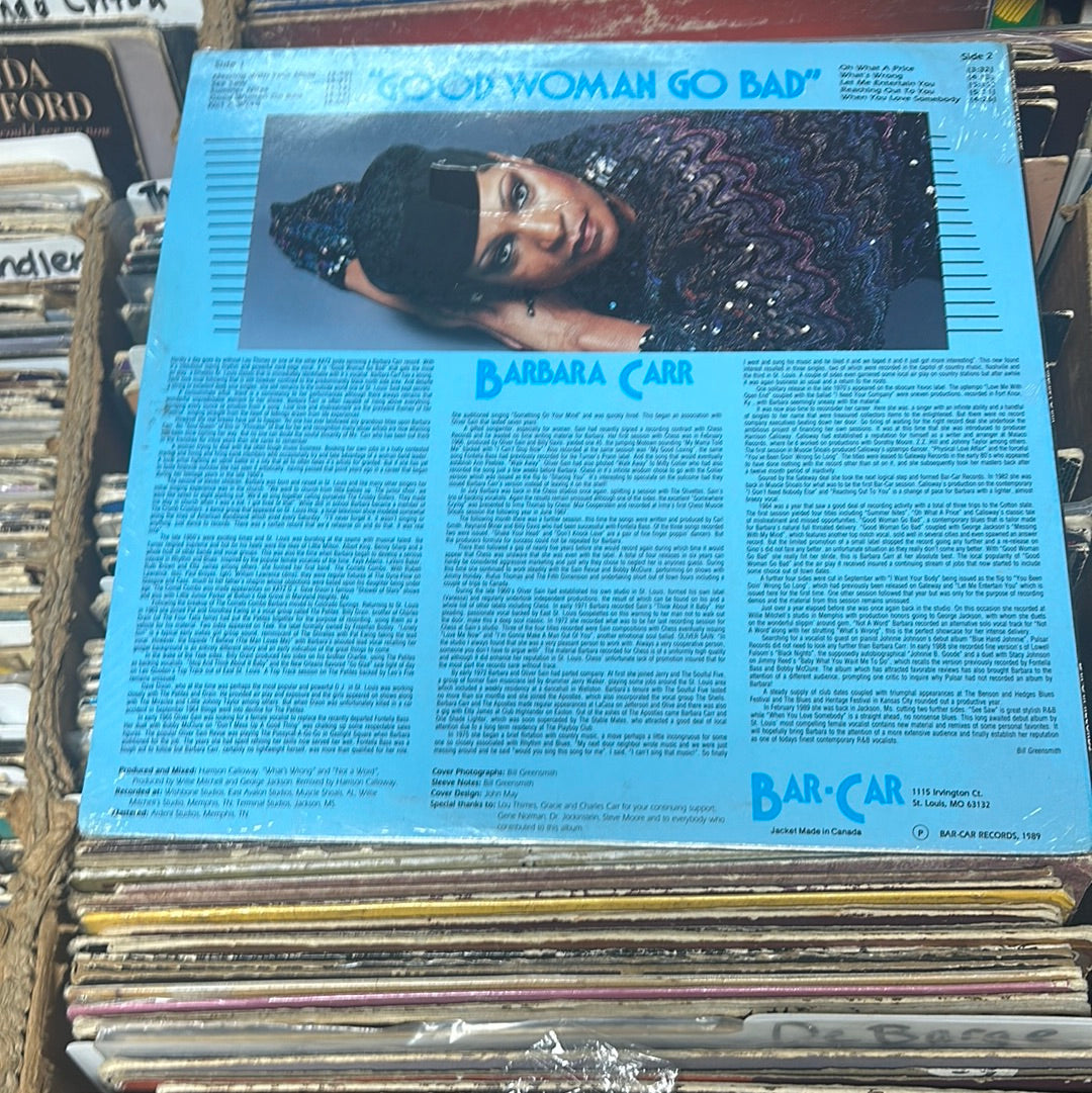 Barbara Carr – Good Woman Go Bad Vinyl LP