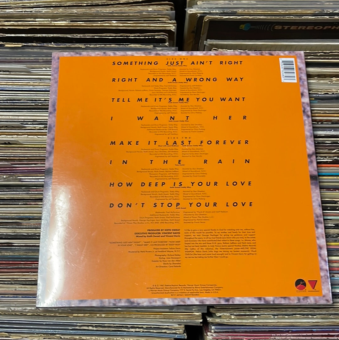 Keith Sweat – Make It Last Forever RCV1-60763 Vinyl Lp Reissue