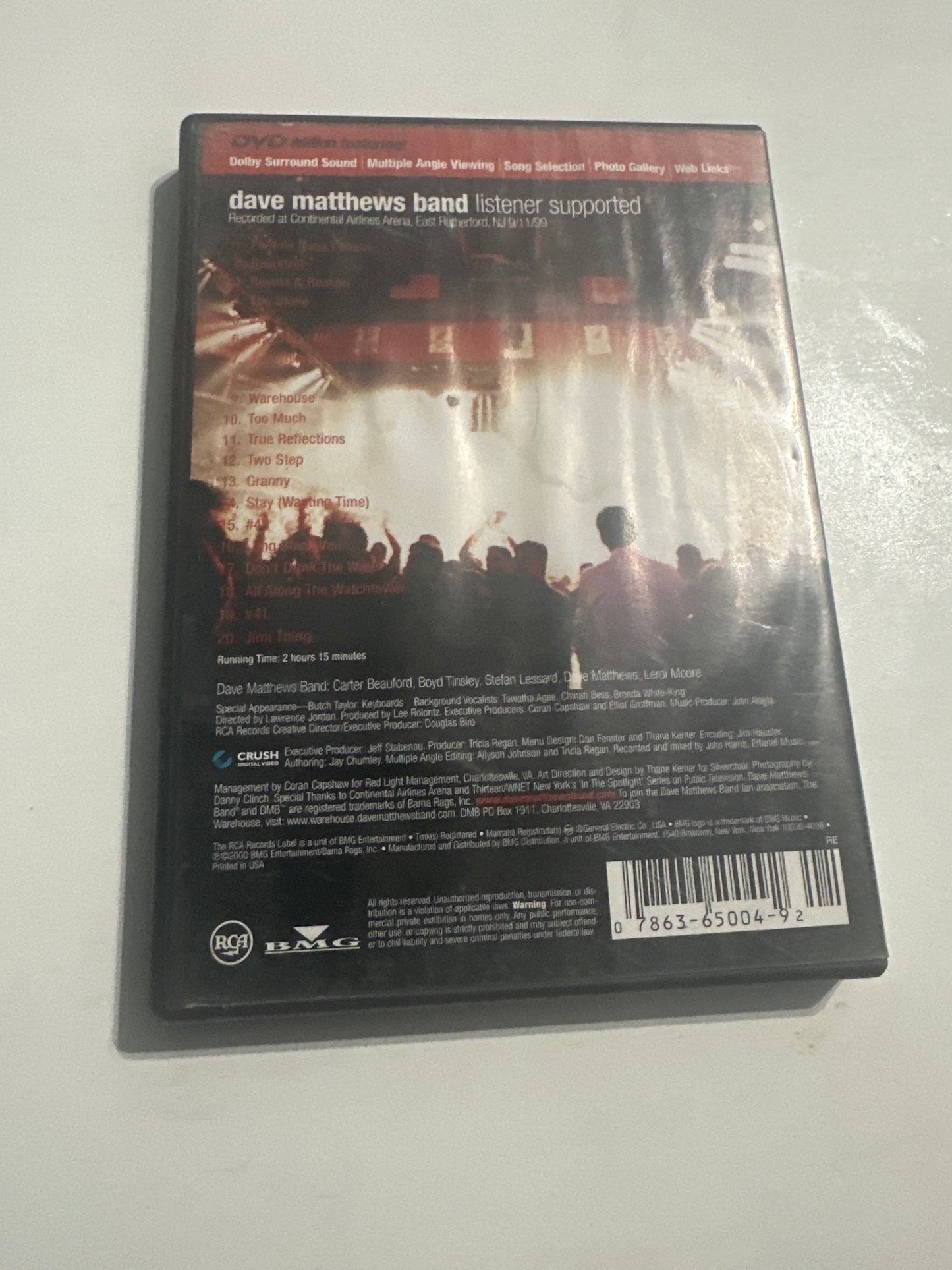 Dave Mathews Band-Listener Supported DVD