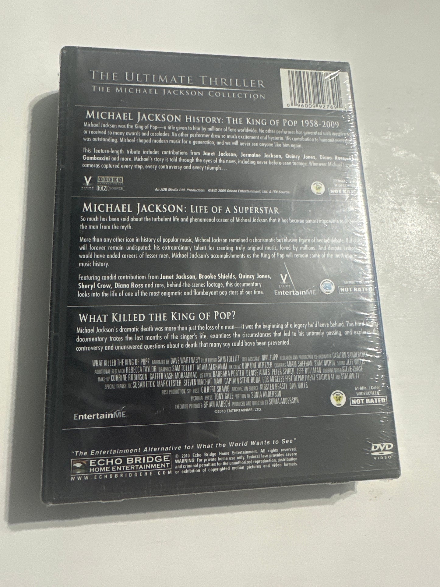 The Ultimate Thriller The Michael Jackson Collection DVD