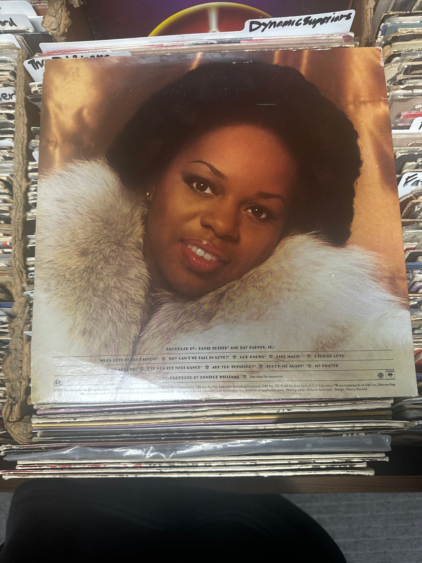Deniece Williams – When Love Comes Calling Vinyl LP JC 35568 VG+/VG+
