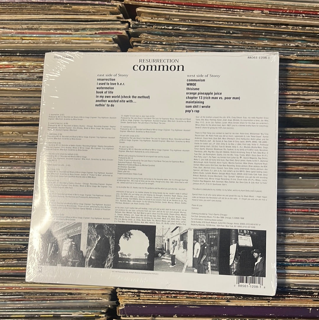 Common – Resurrection 88561-1208-1 Vinyl Lp