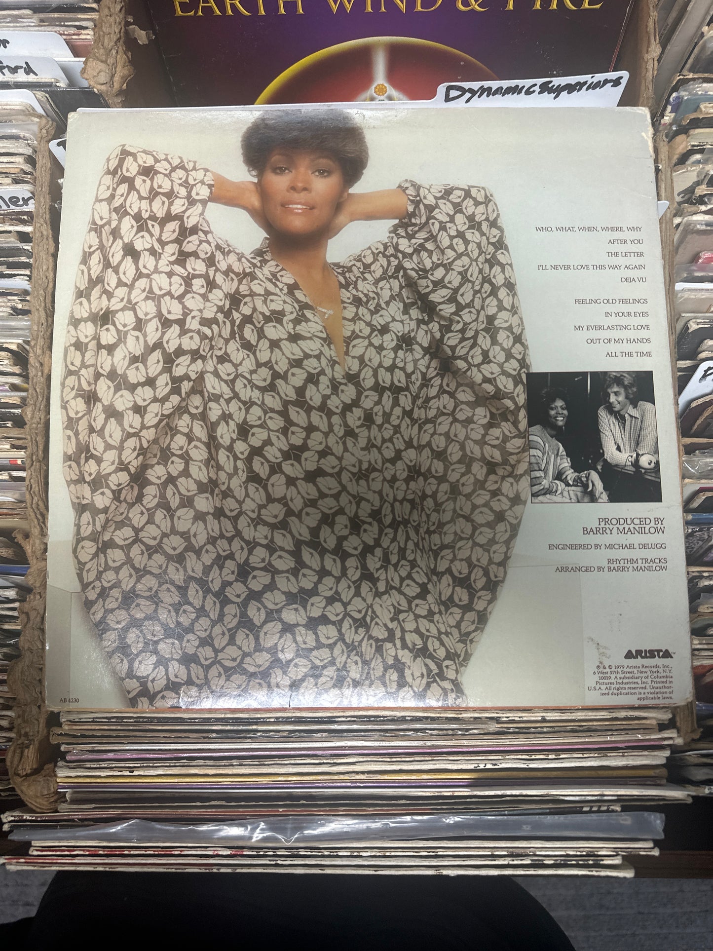 Dionne Warwick – Dionne Vinyl LP AB 4230 VG+/VG+