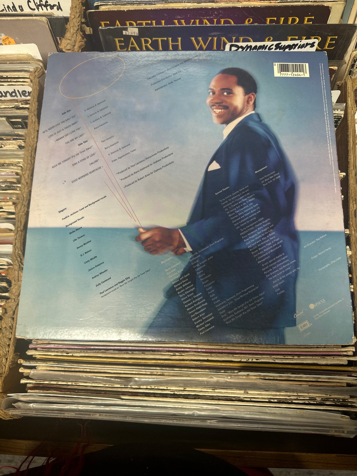 Freddie Jackson – Rock Me Tonight Vinyl LP ST-12404 VG+/VG+