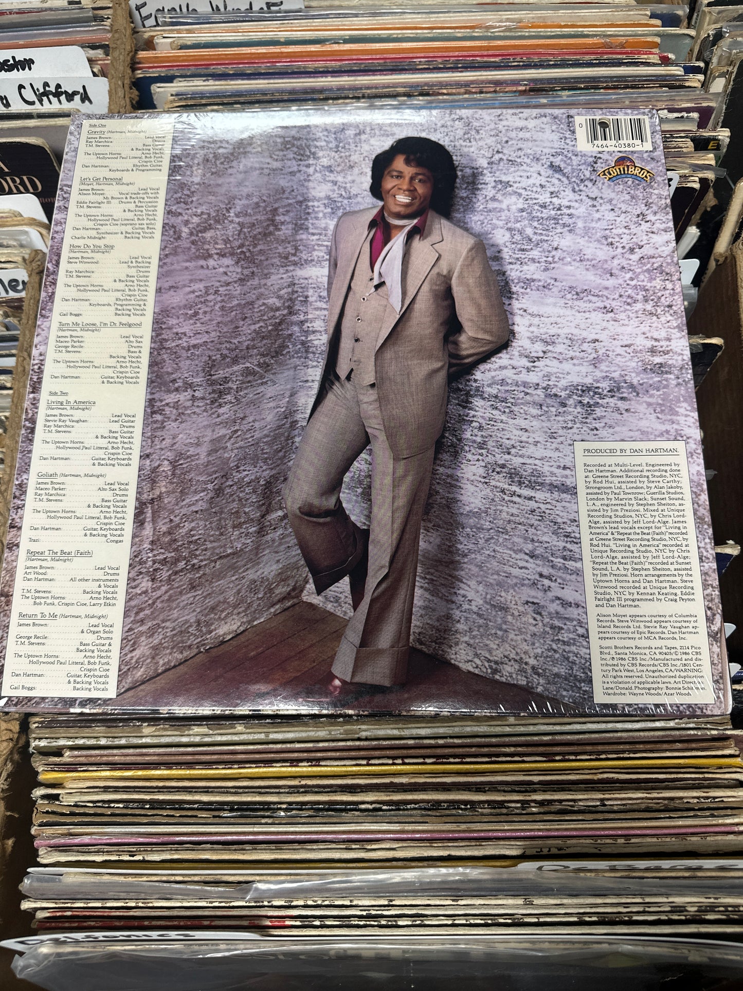 James Brown – Gravity Vinyl Lp FZ 40380