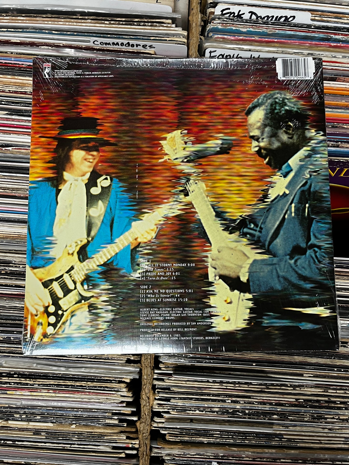 Albert King With Stevie Ray Vaughan – In Session (Red Translucent With Black Swirl) Vinyl Lp STX-7501-1