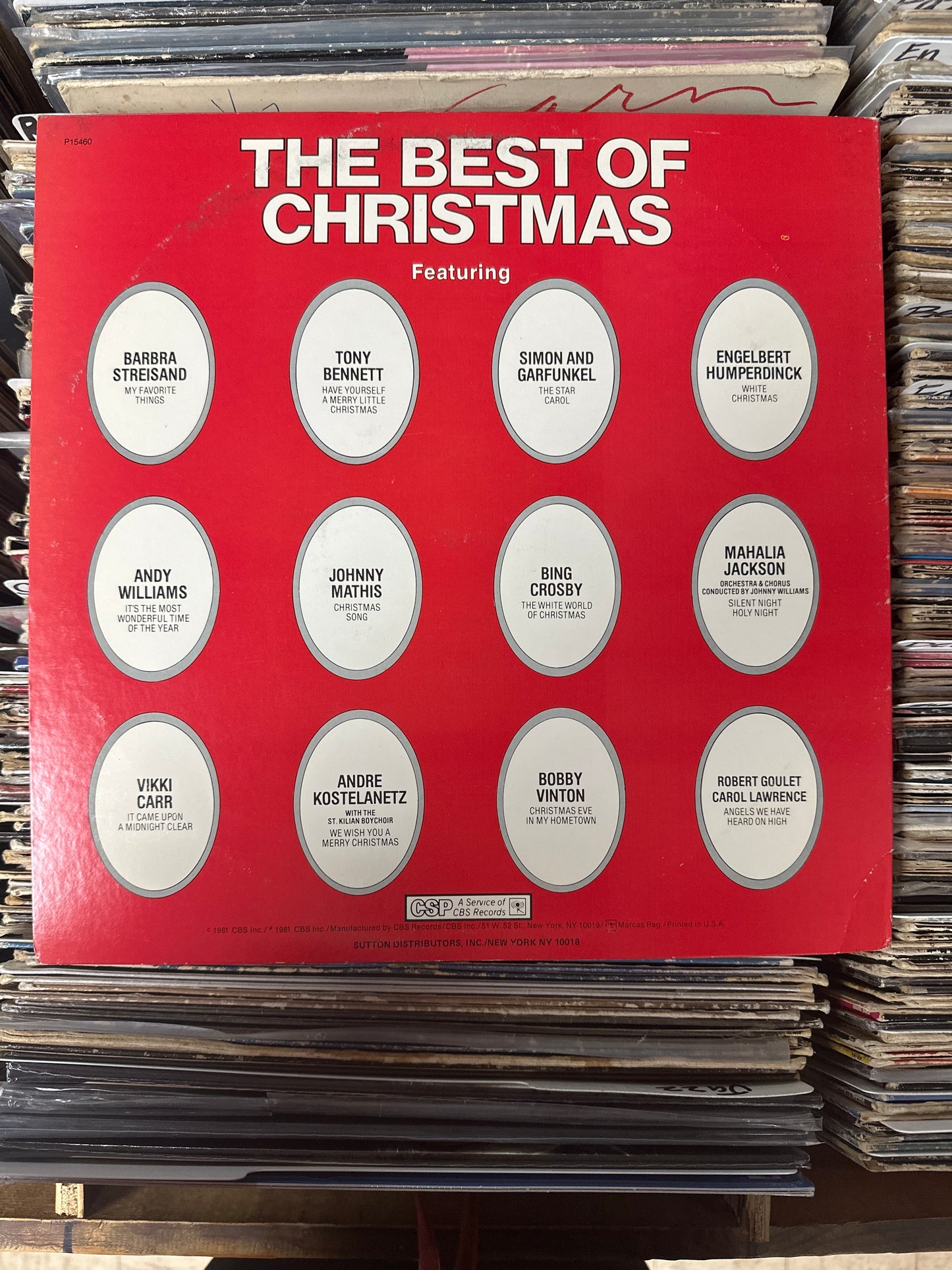 Various- The Best Of Christmas Vinyl LP VG+/VG+
