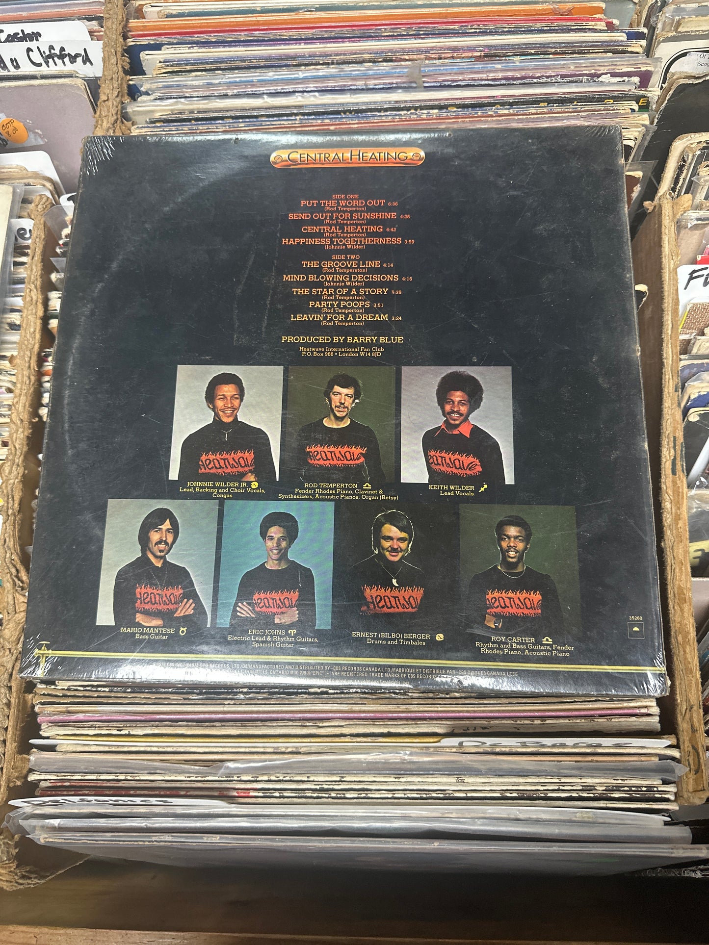 Heatwave – Central Heating Vinyl LP PE 35260