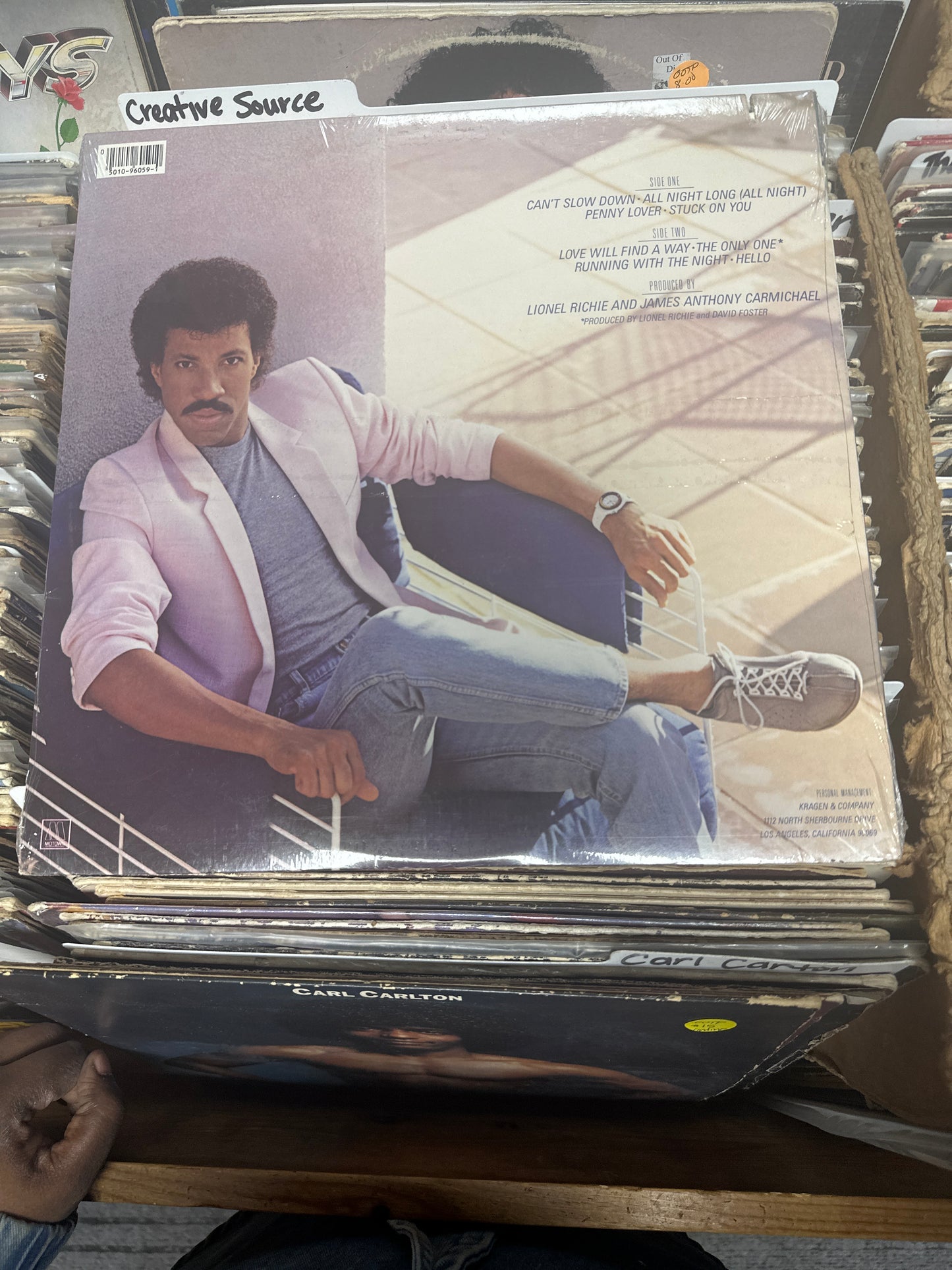 Lionel Richie-Can't Slow Down Vinyl LP 6059 ML