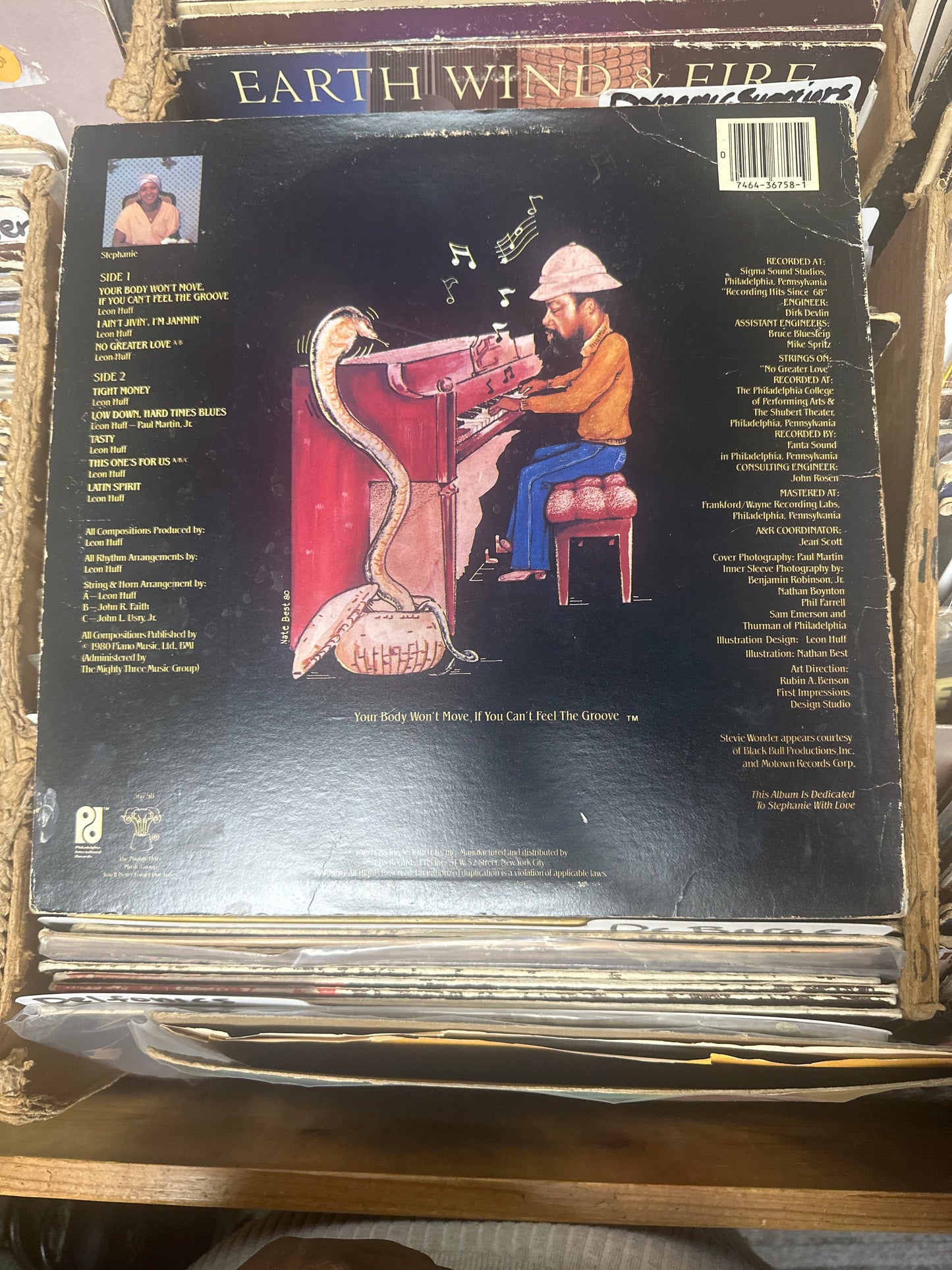 Leon Huff - Here To Create Music NJZ 36758 Vinyl LP VG+/VG+