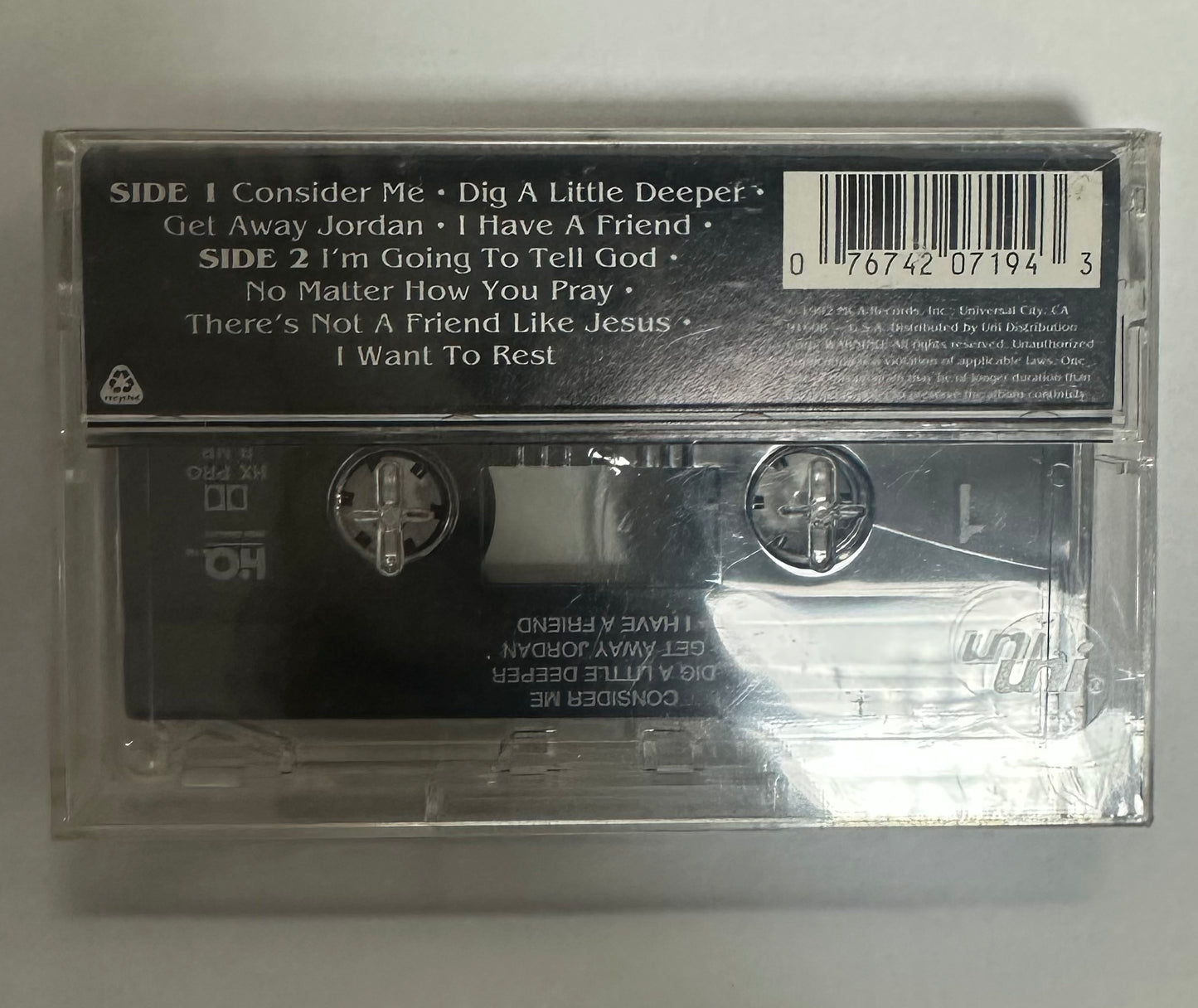 Mahalia Jackson – I'm Going To Tell God Cassette