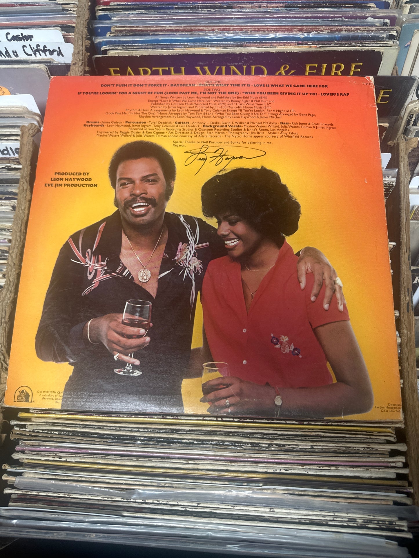 Leon Haywood – Naturally Vinyl LP T-613 VG+/VG+