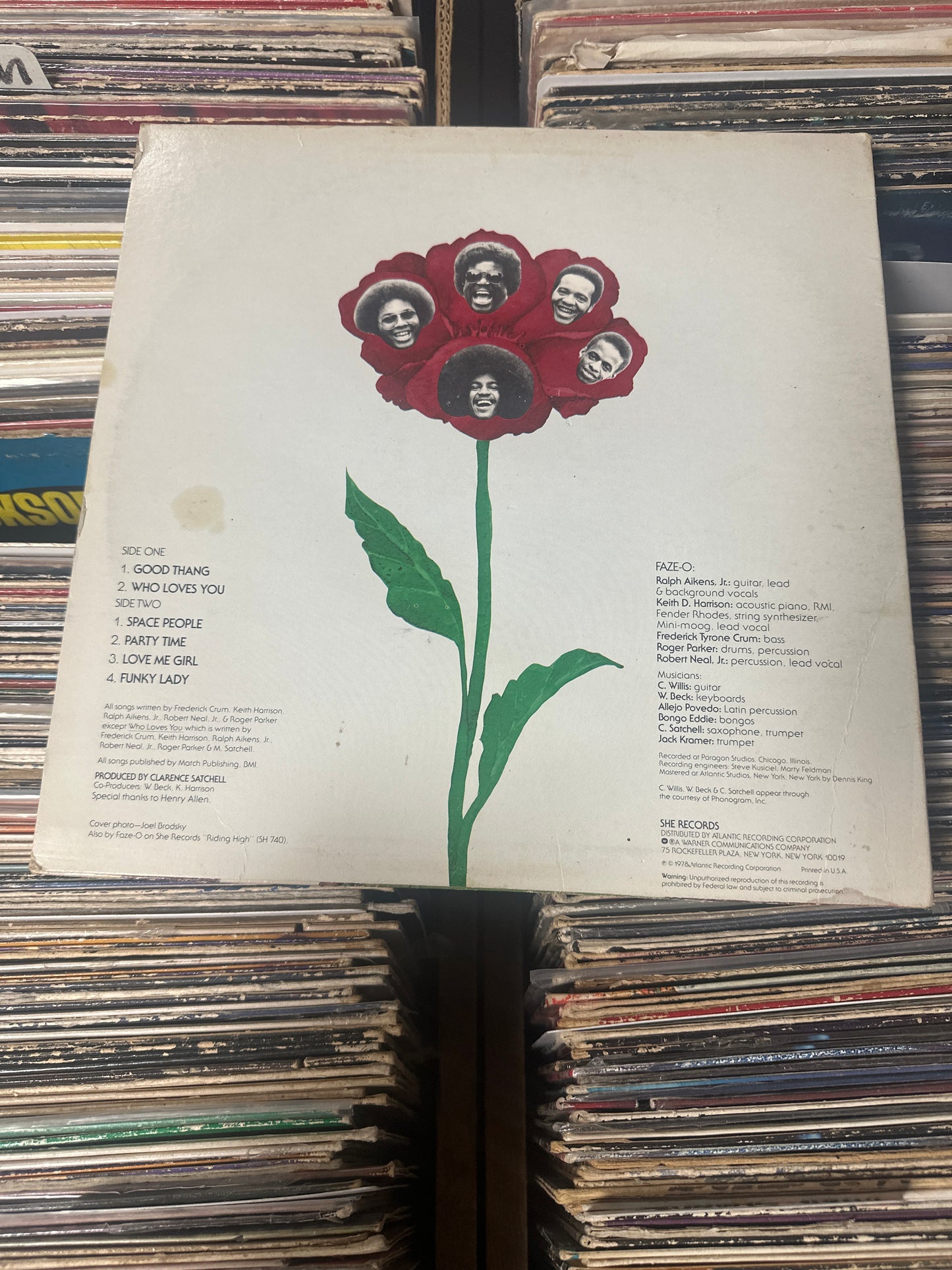 Faze-O – Good Thang Vinyl LP SH 741 (PR) VG/VG+