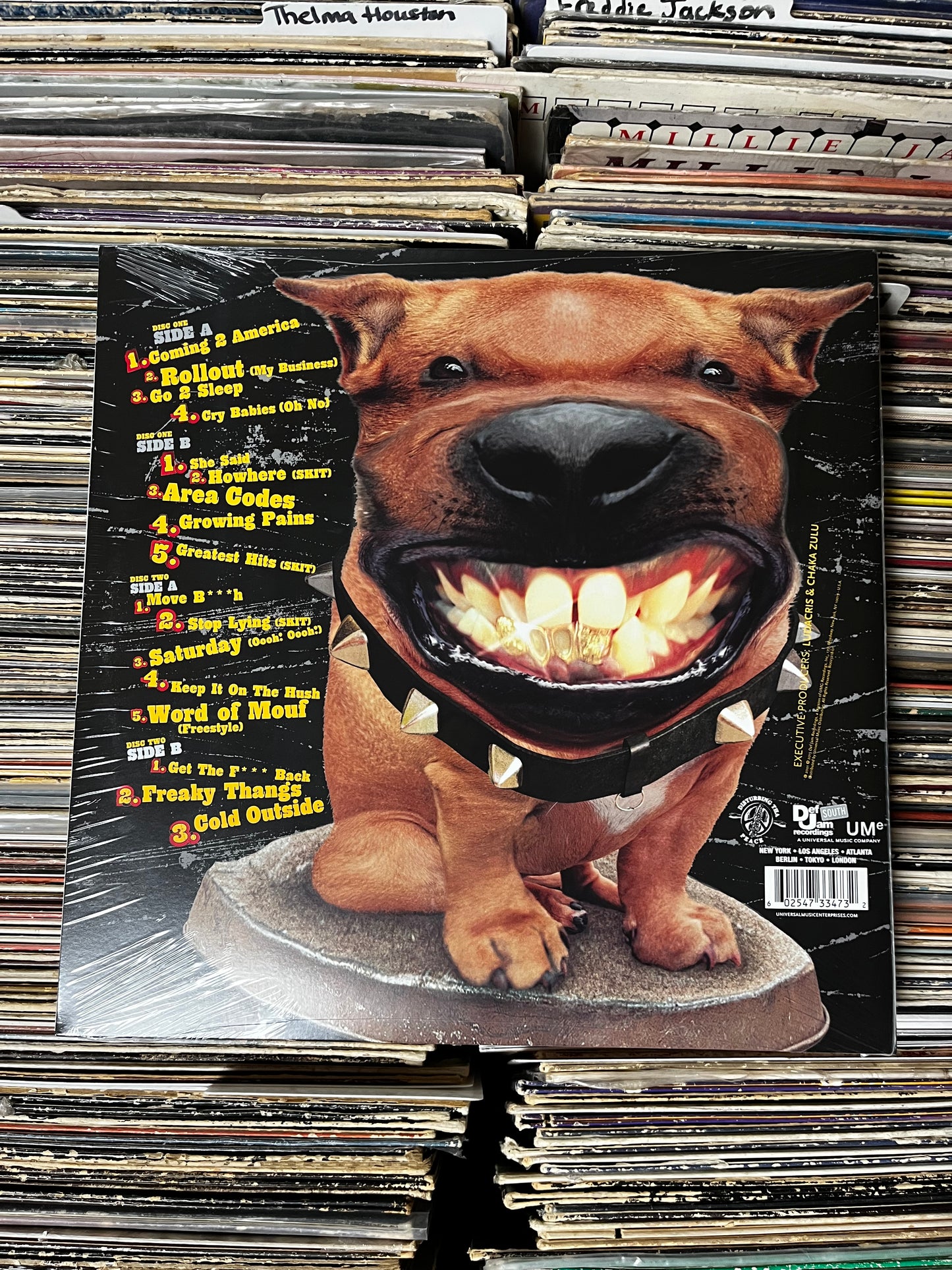 Ludacris – Word Of Mouf (CLEAR ) 2x Vinyl LpB0023218-01