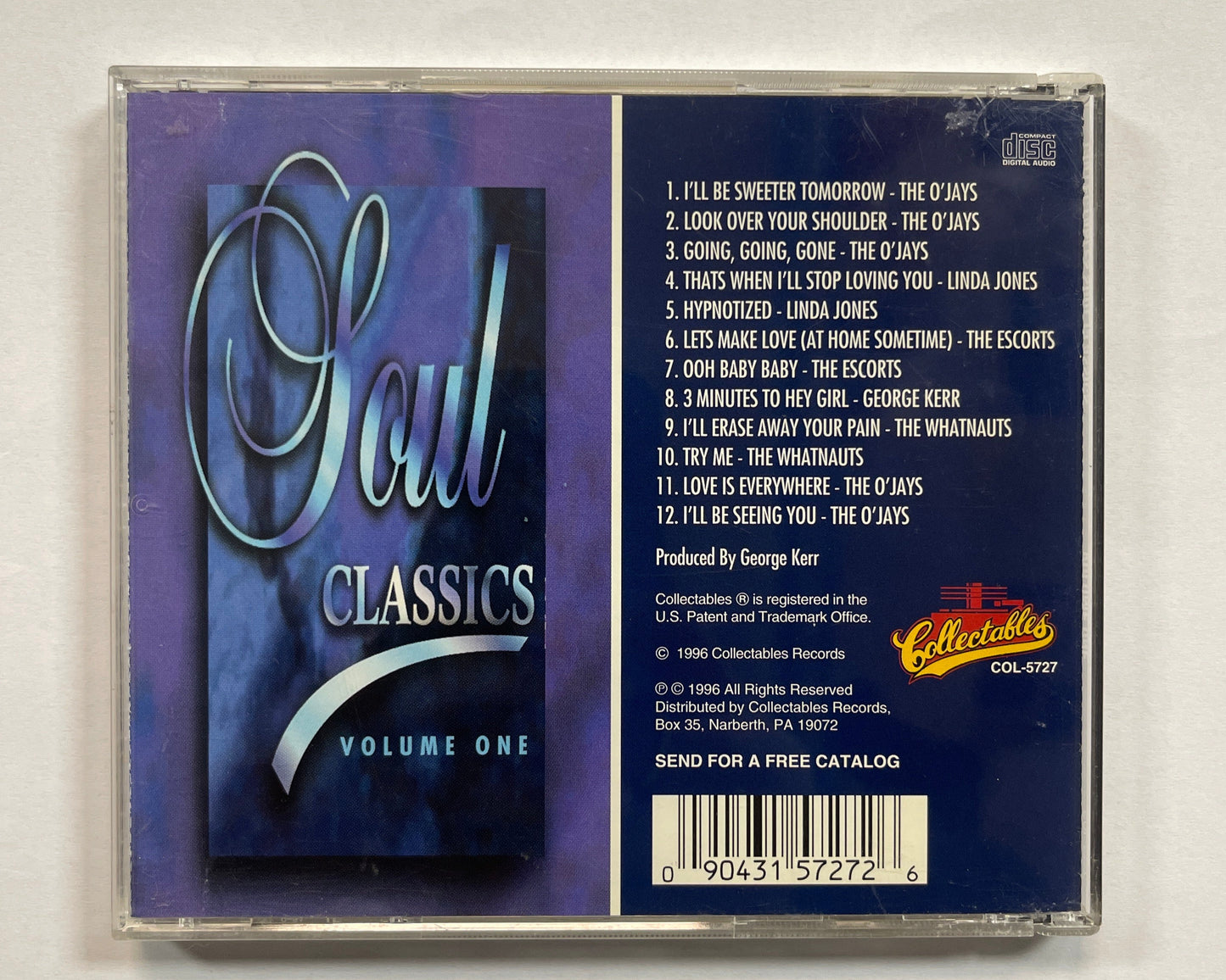 Various – Collectables Soul Classics - Volume One CD VG+/VG+