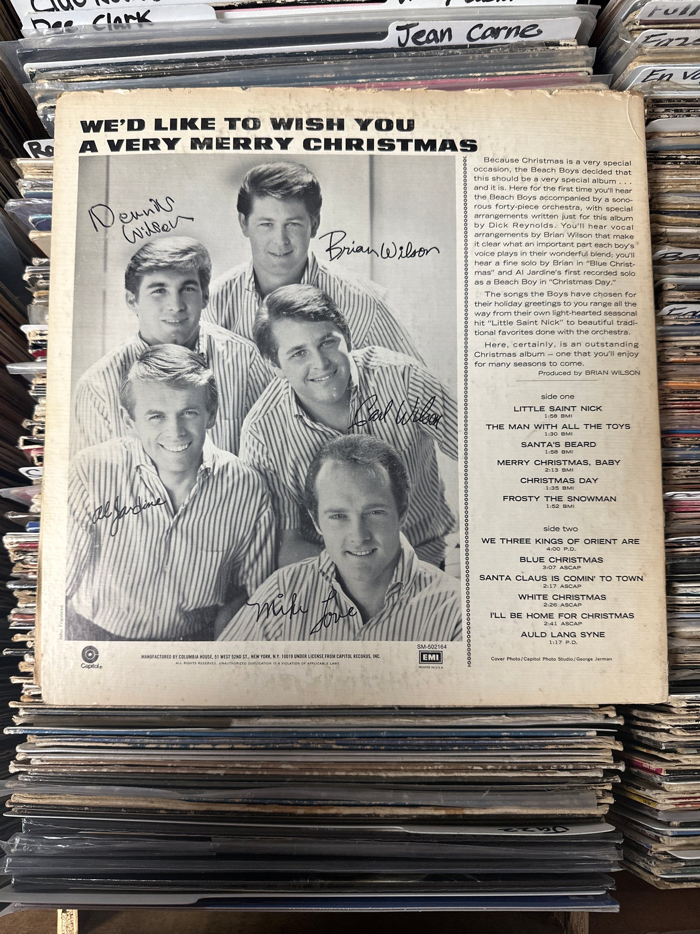 The Beach Boys – The Beach Boys' Christmas Album Vinyl LP SM-502164 VG+/VG