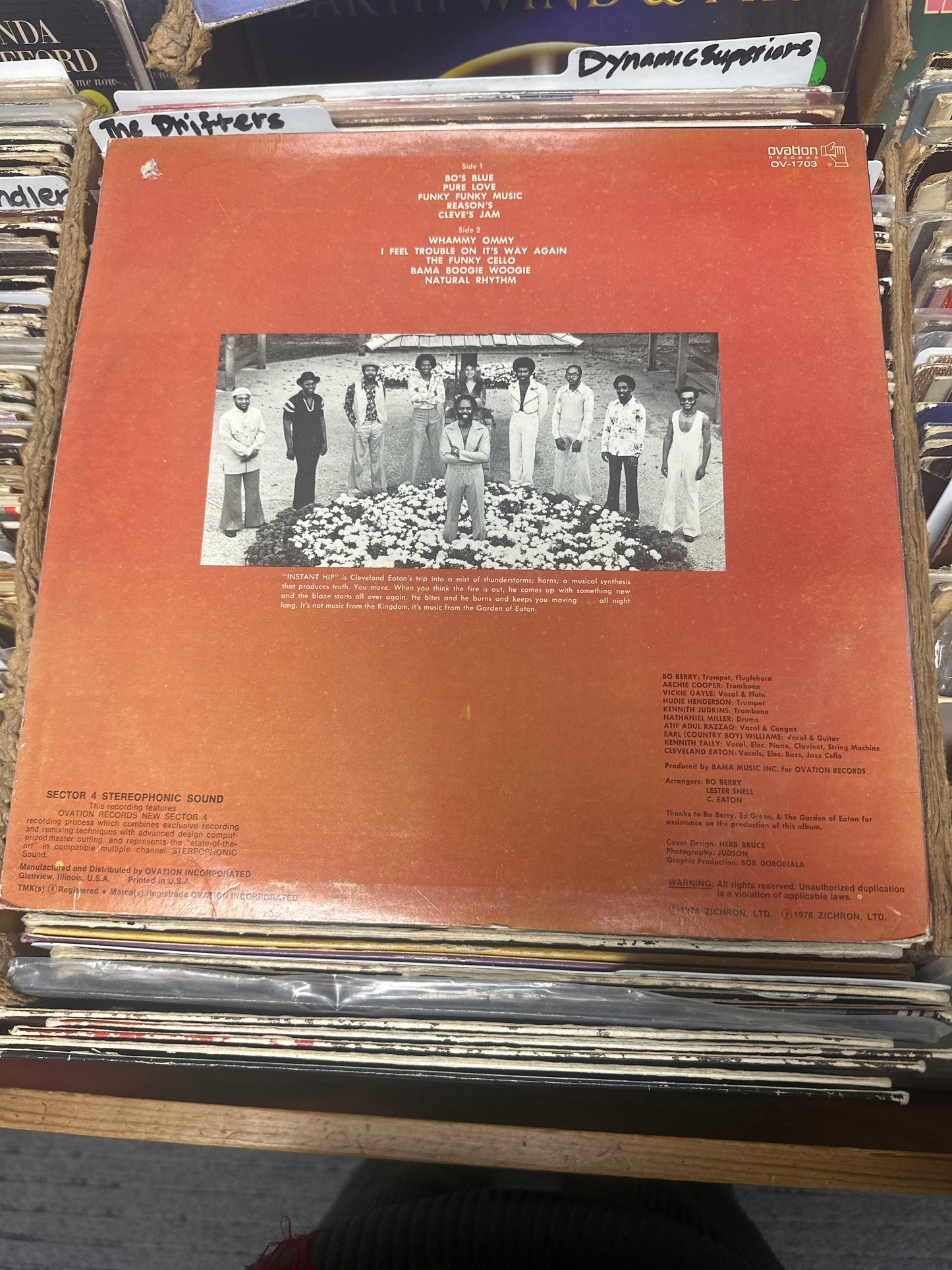 Cleveland Eaton – Instant Hip Vinyl LP Excellent/VG+