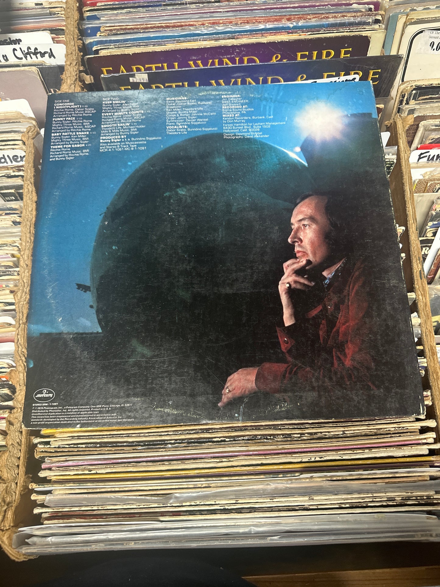 Gabor Szabo-Night Flight Vinyl LP SEM-1-1091 VG+/VG+