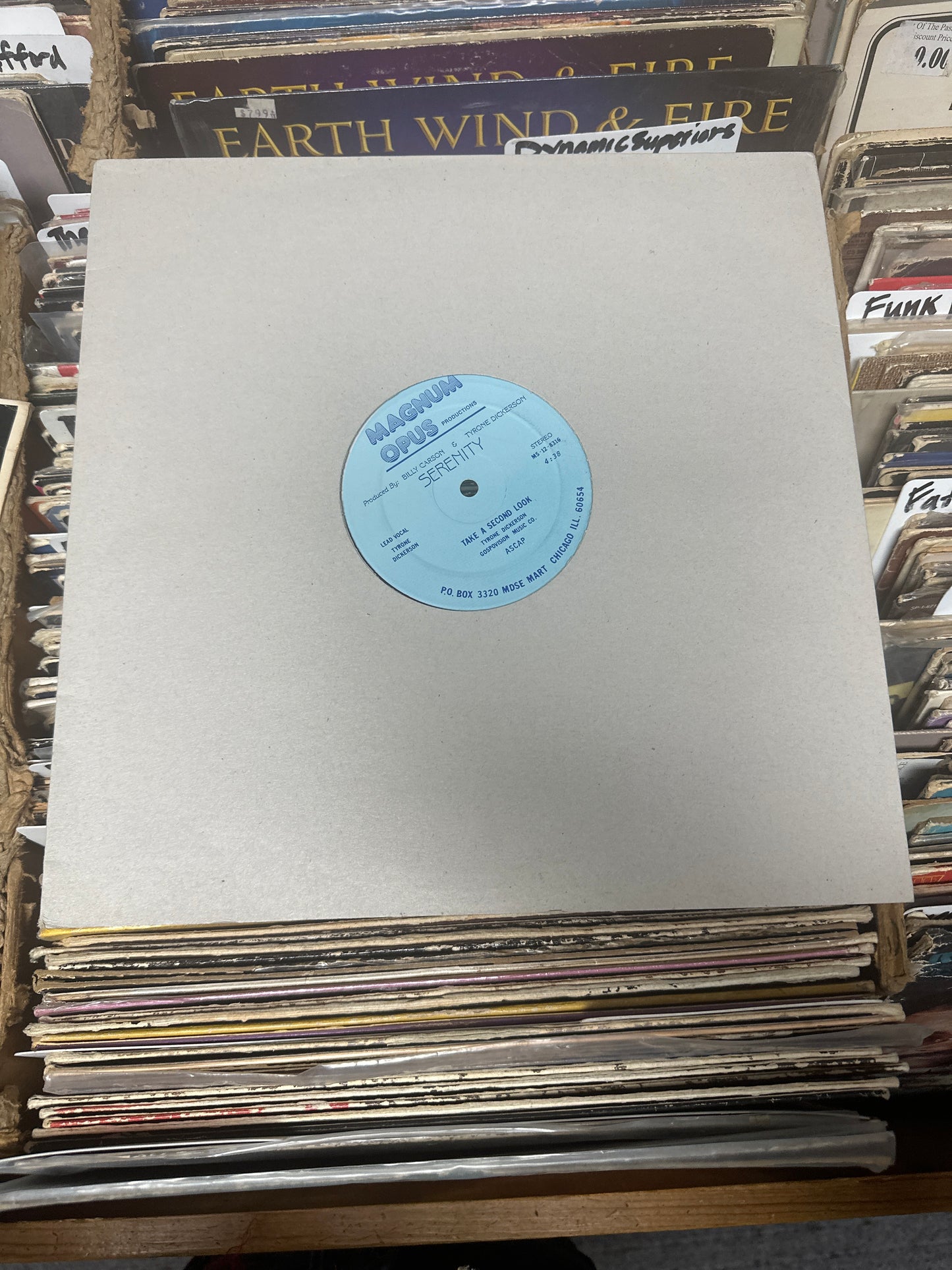 Serenity – Take A Second Look / I Can't Wait Vinyl 12" VG+/VG+