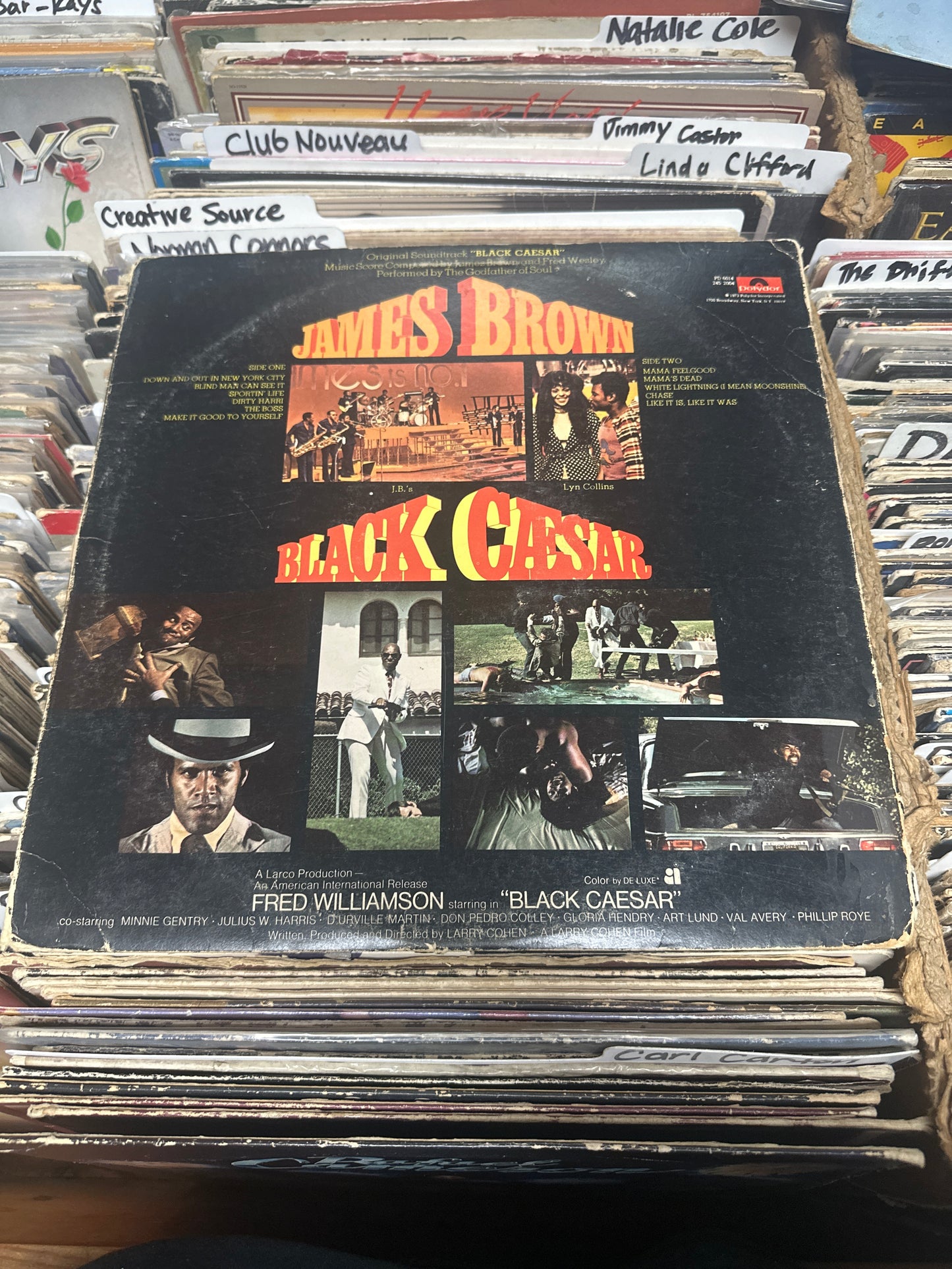 James Brown – Black Caesar Vinyl LP PD 6014 VG/VG (Original Pressing)