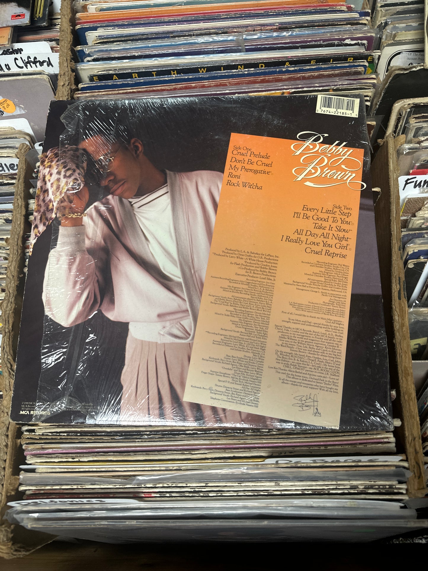 Bobby Brown-Don't Be Cruel Vinyl Lp MCA-42185 VG+/VG+