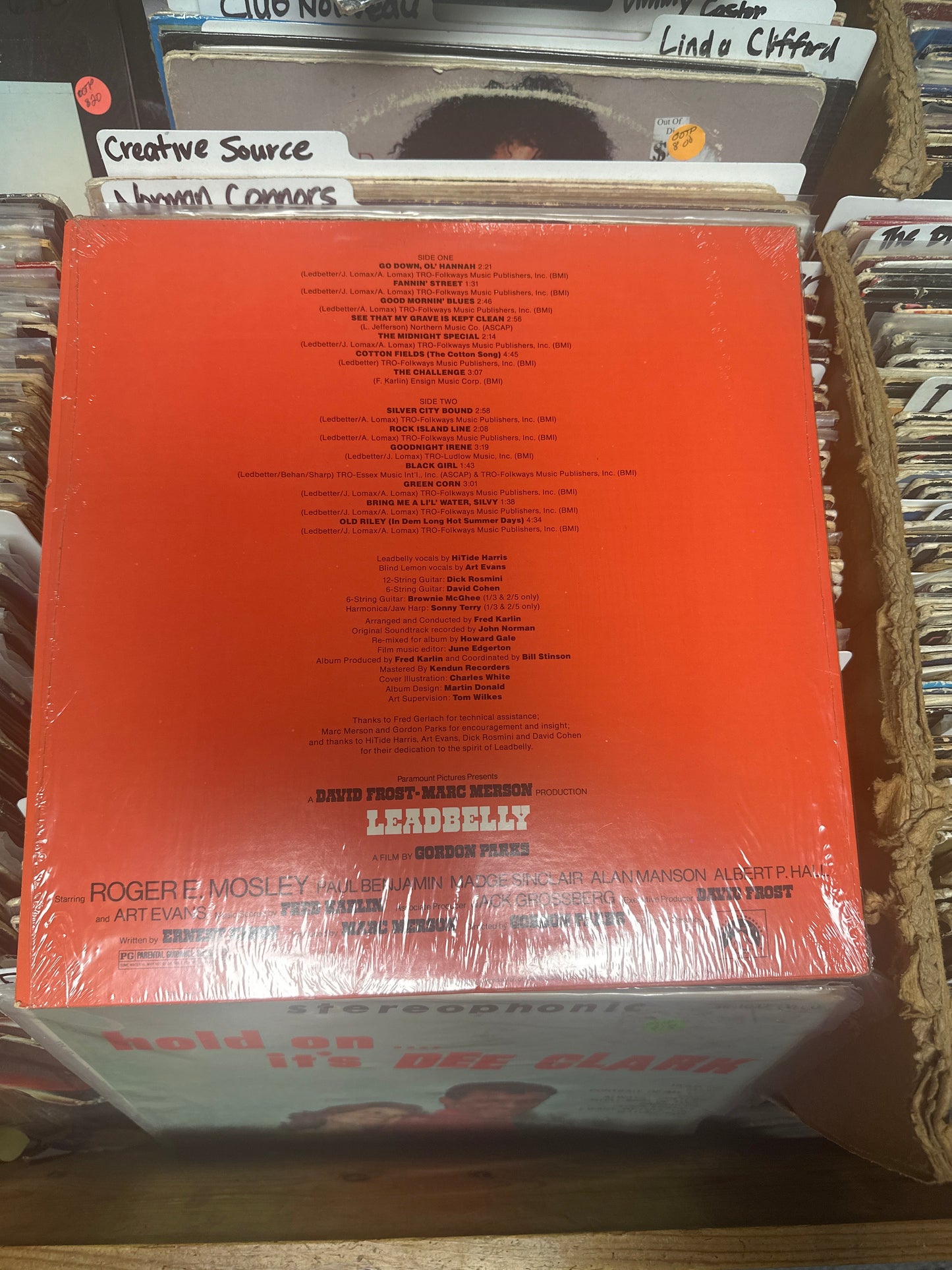 Fred Karlin – Leadbelly Soundtrack Vinyl LP ABDP-939 VG+/VG+