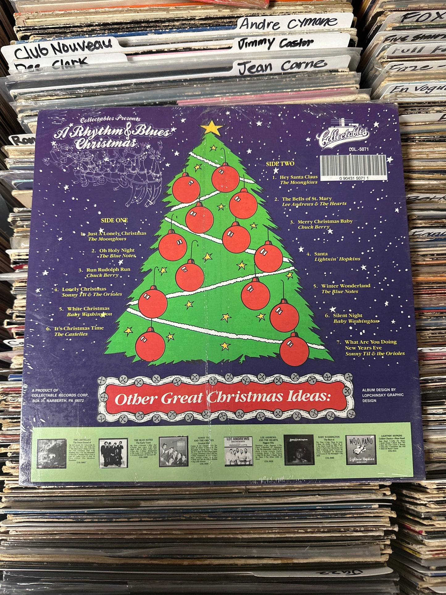 Various – A Rhythm & Blues Christmas Vinyl LP COL 5071