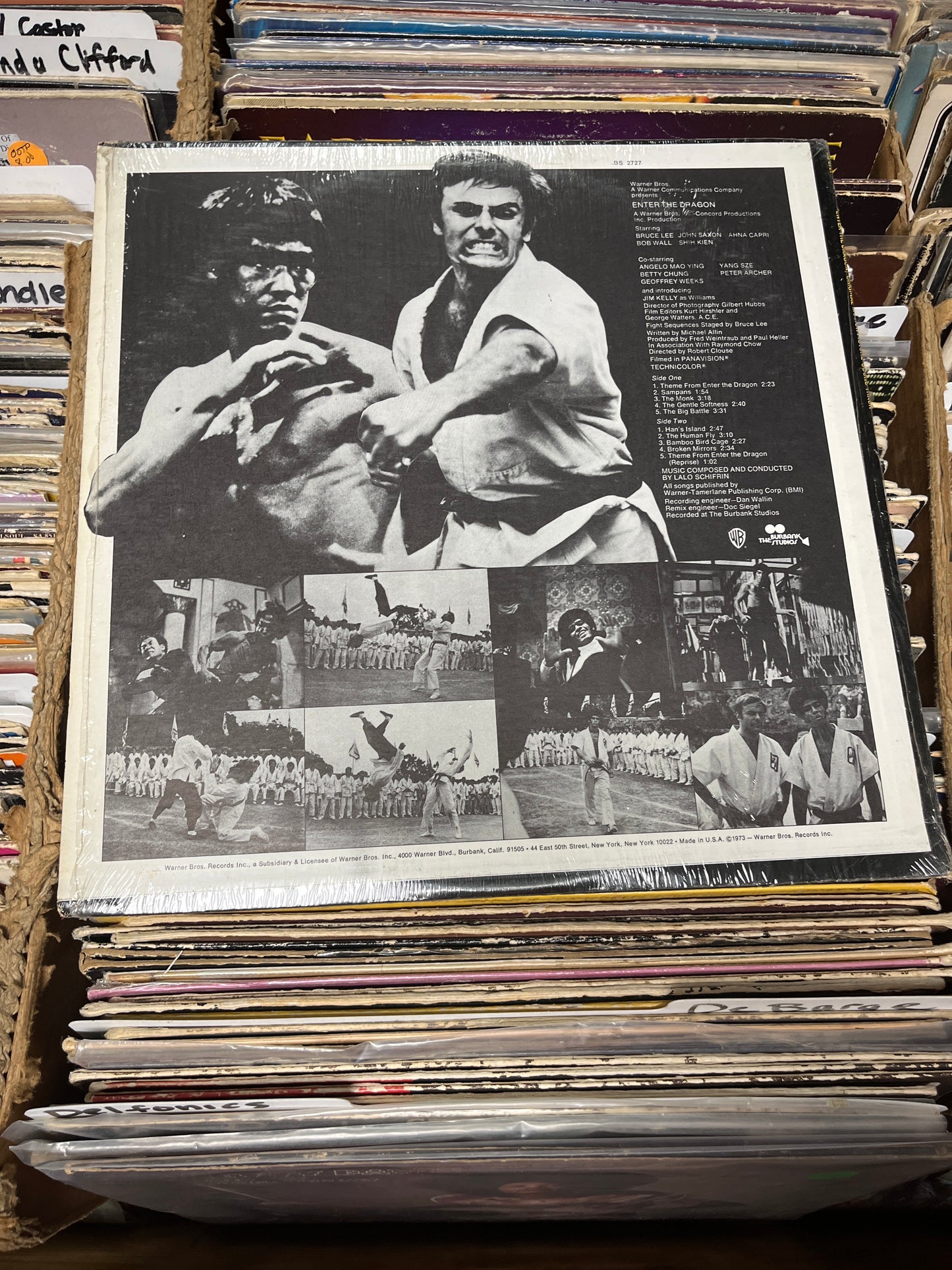 Lalo Schifrin – Enter The Dragon (Original Sound Track From The Motion Picture) Vinyl LP BS 2727 VG+/VG+