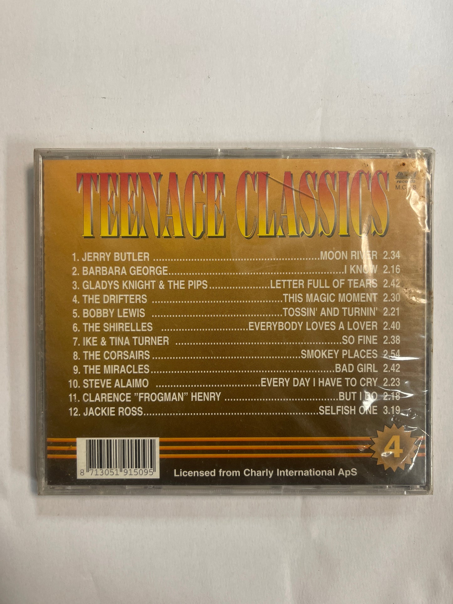 Various – Teenage-Classics Volume 4 CD Mint Condition