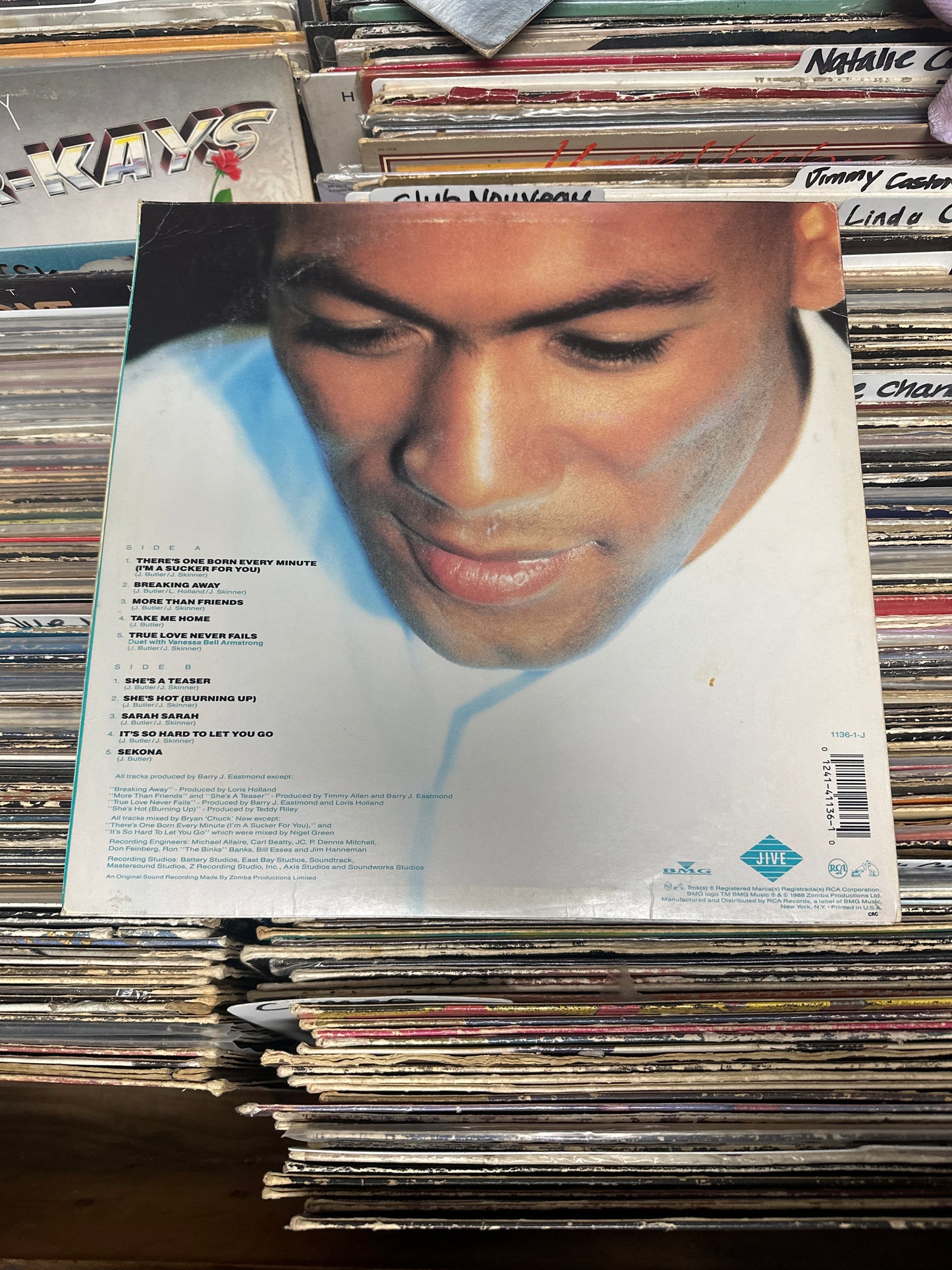 Jonathan Butler – More Than Friends Vinyl LP 1136-1-J VG+/VG+