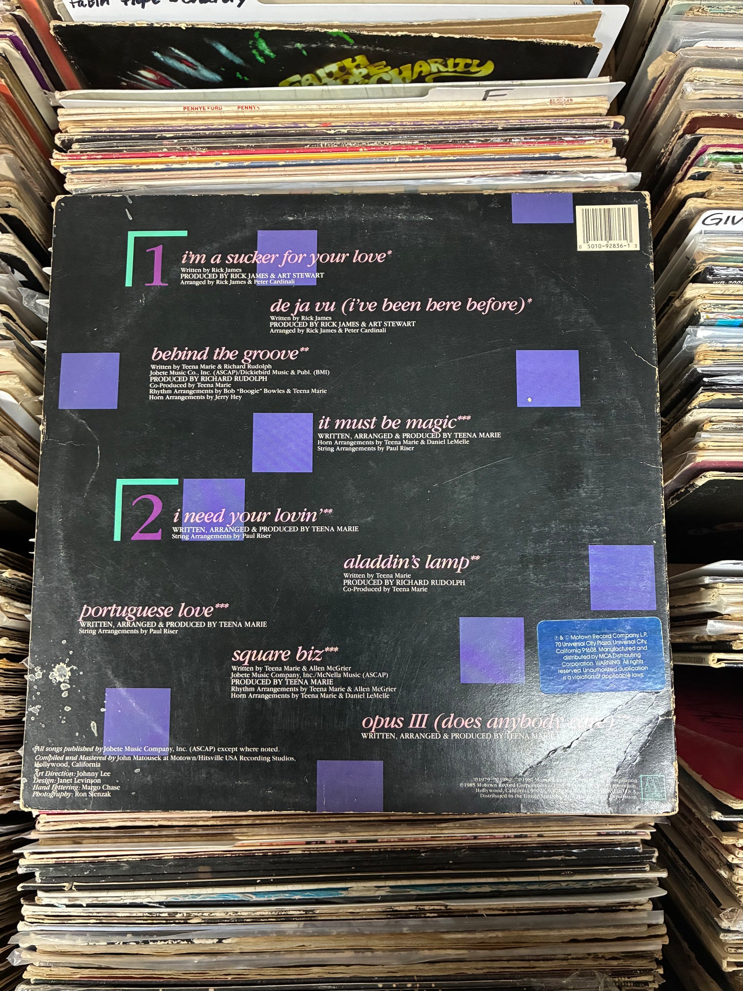 Teena Marie – Greatest Hits Vinyl LP Vinyl LP 2836ML VG+/VG