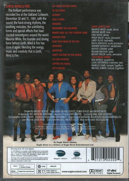 Earth, Wind & Fire – In Concert DVD