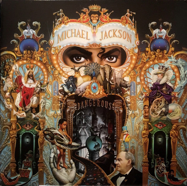 Michael Jackson-Dangerous E2 45400 Vinyl LP VG/VG+