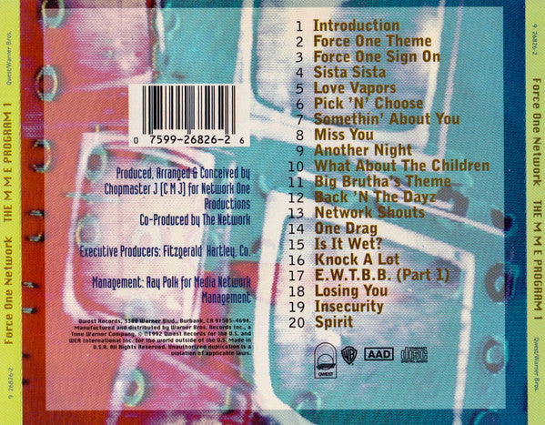 Force One Network – The M M E Program 1 CD Mint Condition