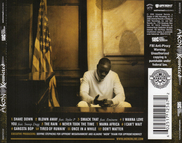 Akon – Konvicted CD Mint Condition