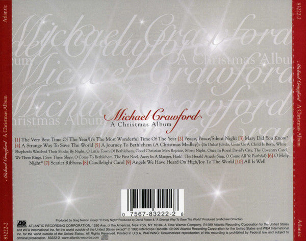 Michael Crawford – A Christmas Album CD VG+/VG+