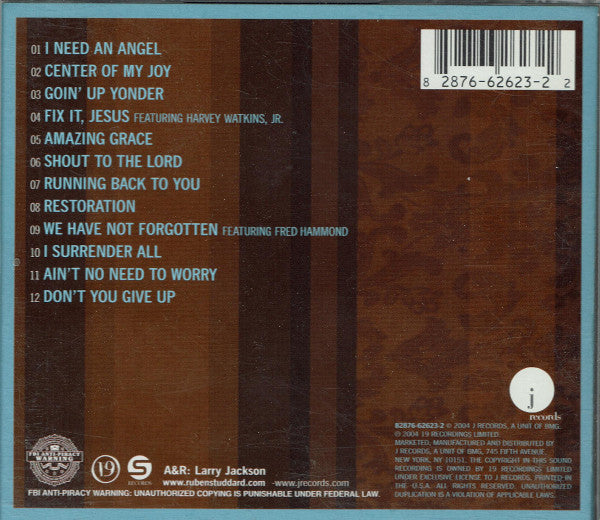 Ruben Studdard – I Need An Angel CD Mint Condition