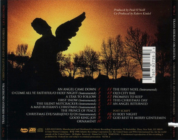 Trans-Siberian Orchestra – Christmas Eve And Other Stories CD Mint Condition