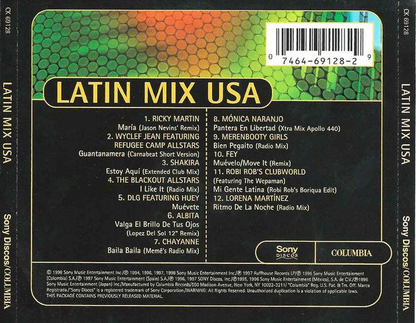 Various – Latin Mix USA CD VG+/VG+