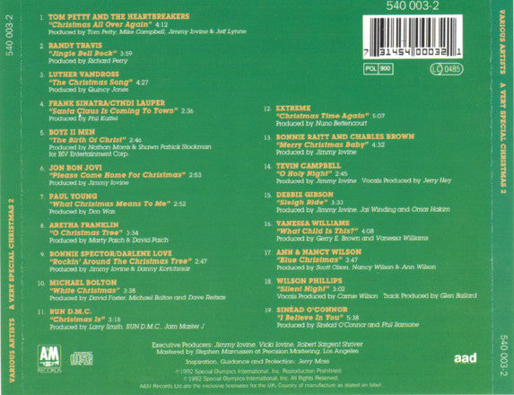 Various – A Very Special Christmas 2 CD VG+/VG+