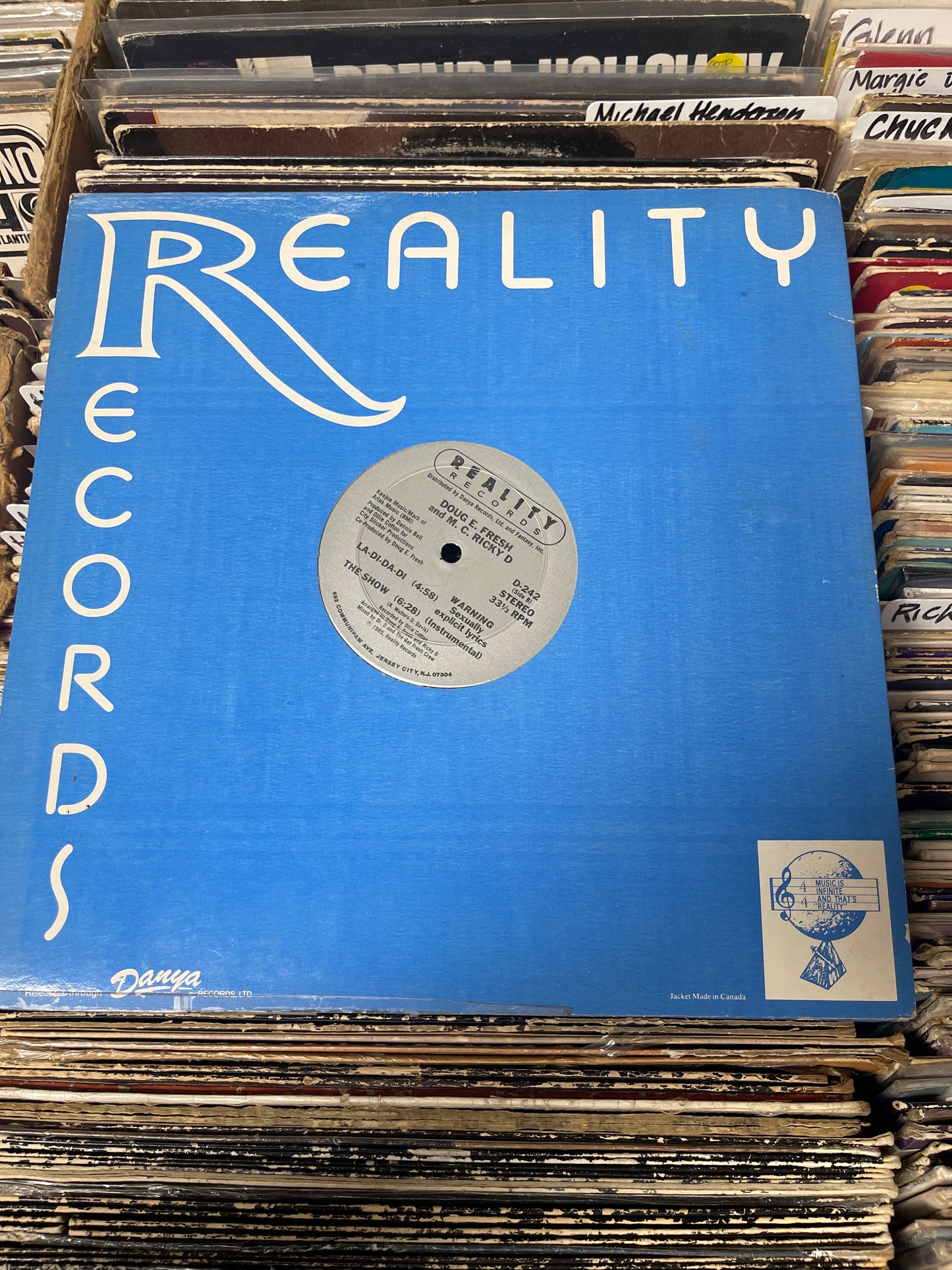 Doug E. Fresh And The Get Fresh Crew / Doug E. Fresh & M. C. Ricky D* – The Show / La-Di-Da-Di 12" Vinyl LP VG+