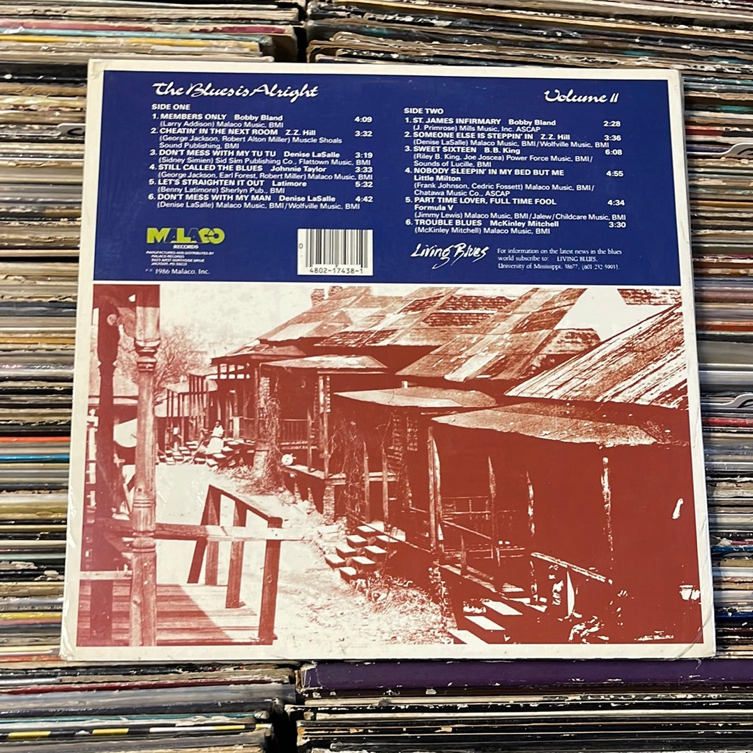 Various ‎– The Blues Is Alright - Volume II Vinyl LP