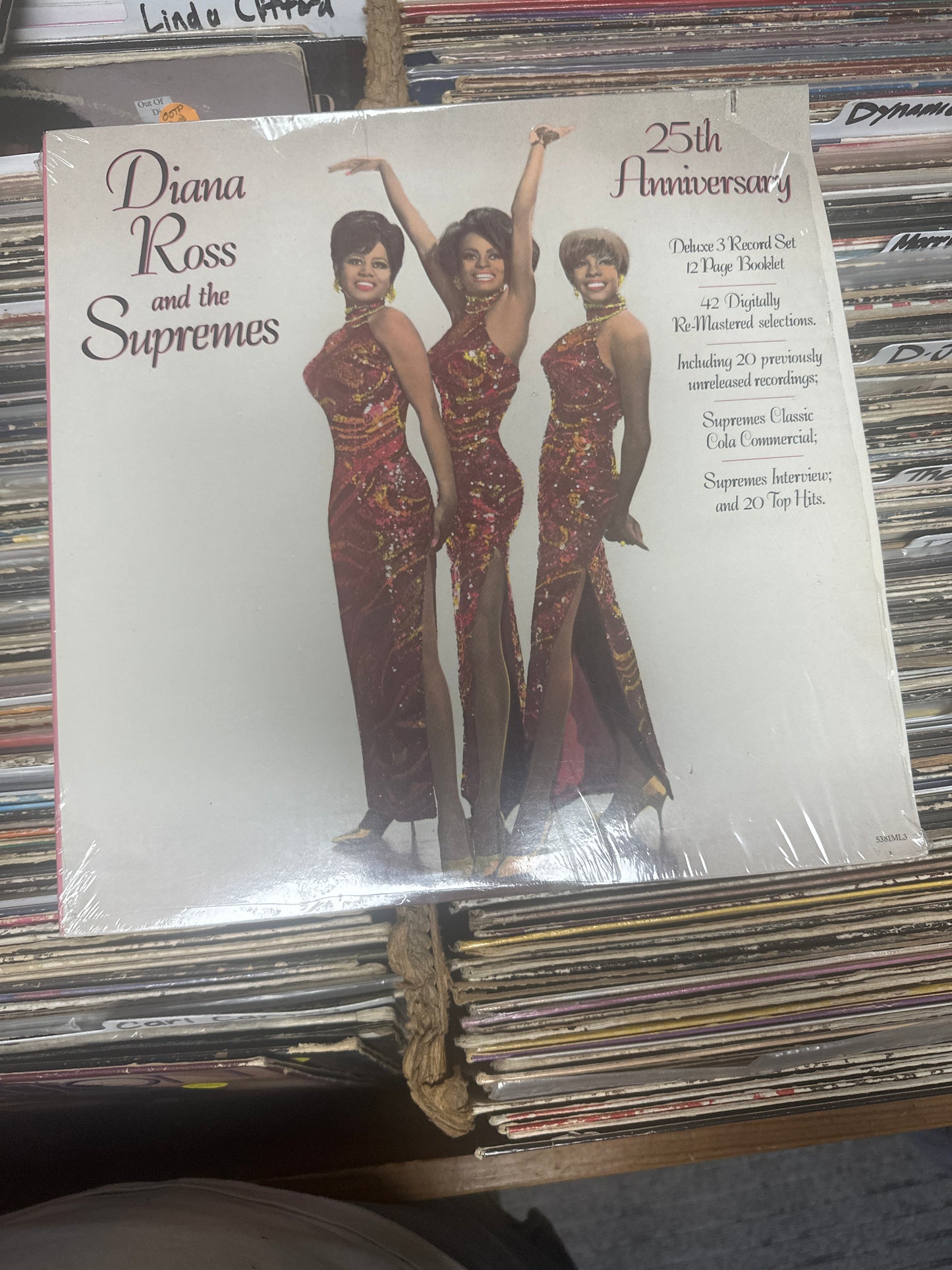 Diana Ross And The Supremes* ‎– 25th Anniversary 3xVinyl LP NearMint/VG+