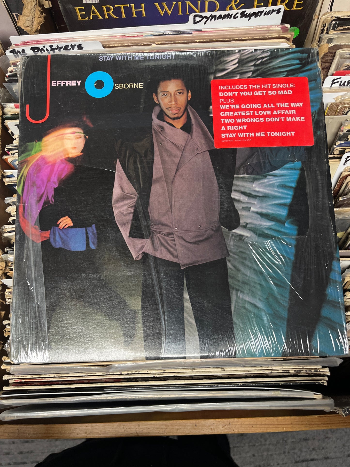 Jeffrey Osborne – Stay With Me Tonight Vinyl Lp SP-4940 VG+/VG+