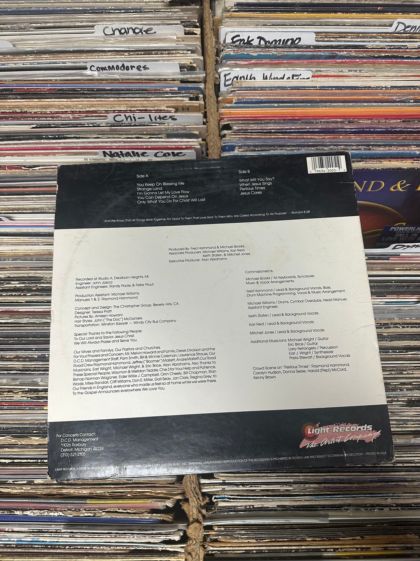 Commissioned ‎– On The Winning Side Vinyl Lp