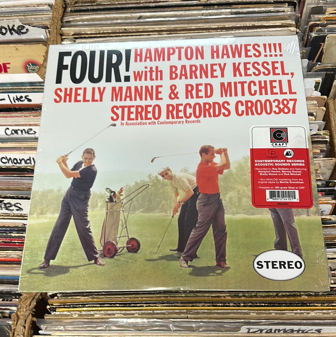 Hampton Hawes !!!! With Barney Kessel, Shelly Manne & Red Mitchell – Four!  CR00387 180g Vinyl Lp Reissue